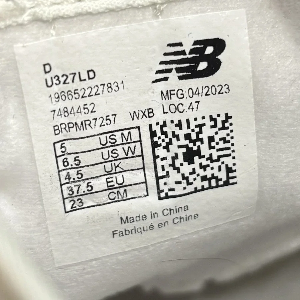 New Balance 327 Incense Turtledove Men's 5 W 6.5‎ Shoes Beige Sneakers U327LD
